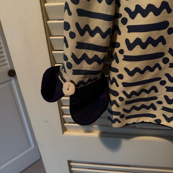 Stylish Navy and White Women's Jacket - Picture 4 of 6